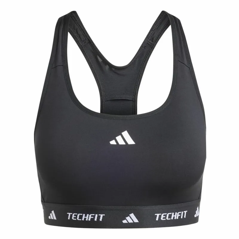 Sportinė liemenėlė Adidas Techfit Medium Juoda XS