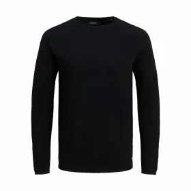Pikkade varrukatega T-särk, meeste Jack & Jones ehill Knit Must