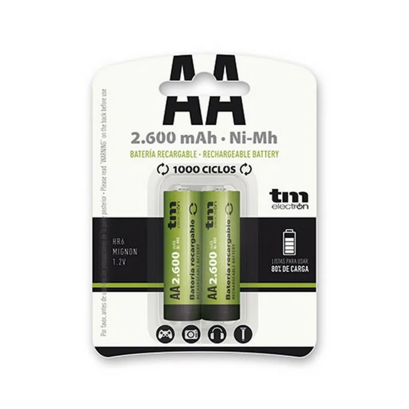 Įkraunamos baterijos TM Electron Ni-Mh R6
