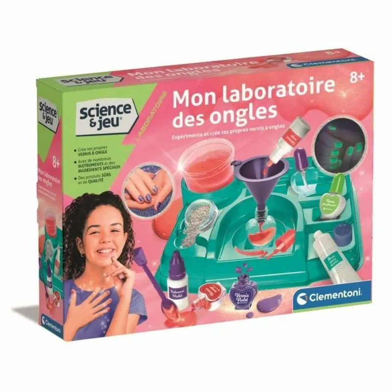 Manikīra Komplekts Clementoni My Nail Laboratory Daudzkrāsains