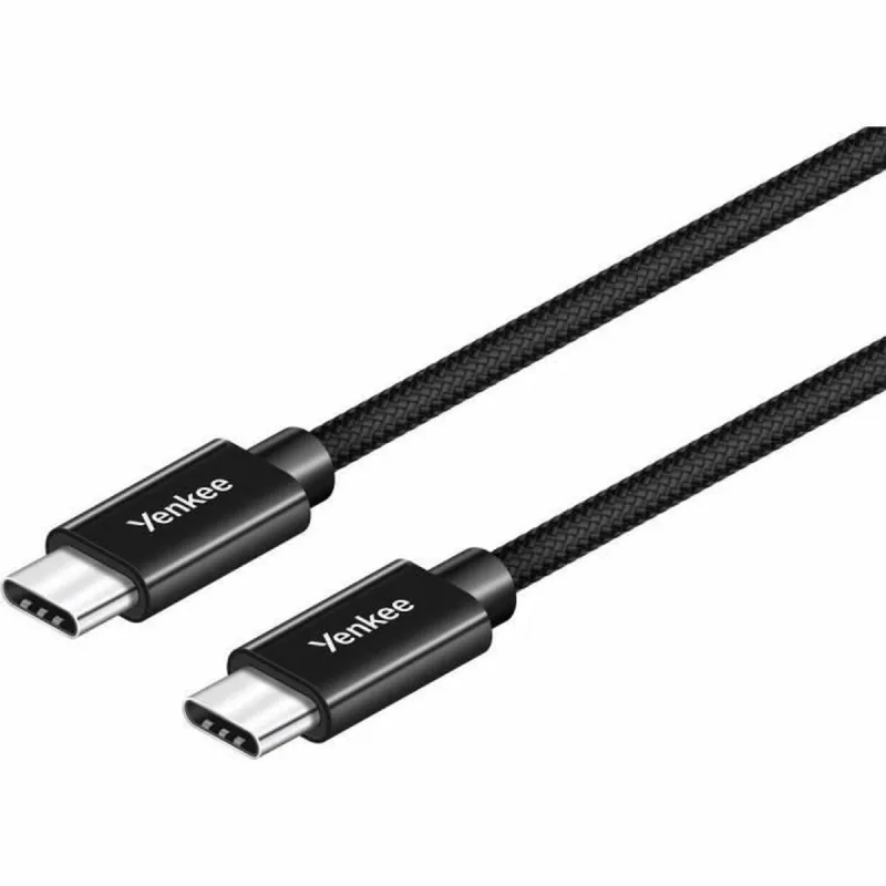USB-C Kabelis Yenkee YCU C102 BK Melns 2 m
