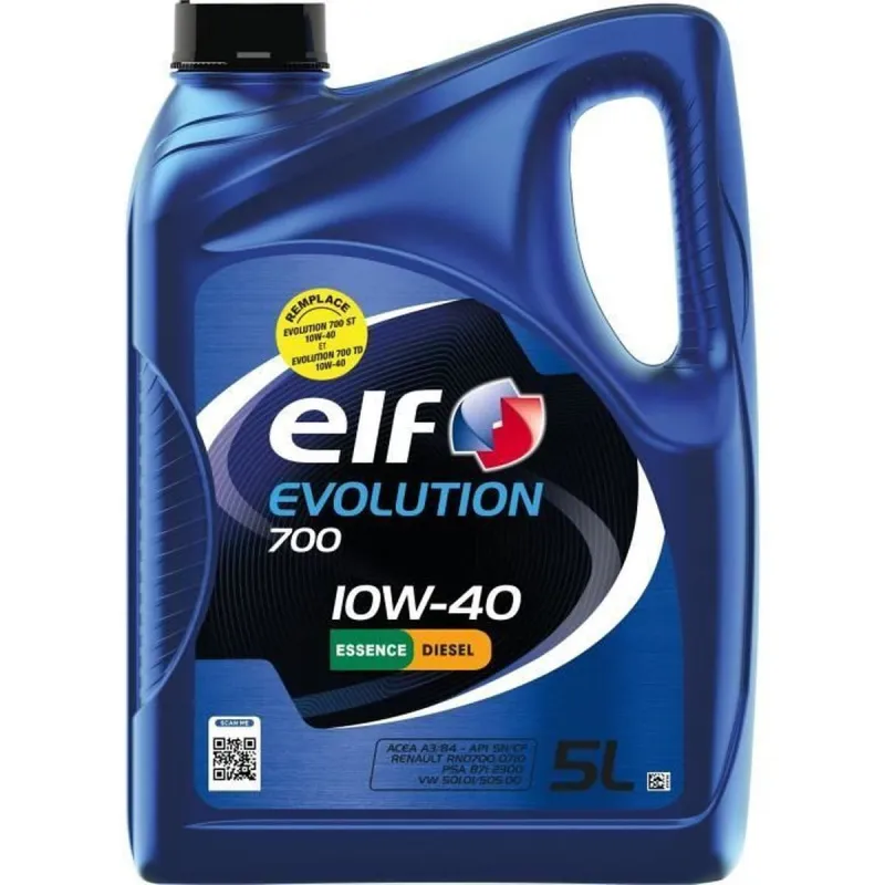 Automašīnu motoreļļa Elf Evolution 700 10W40 5 L