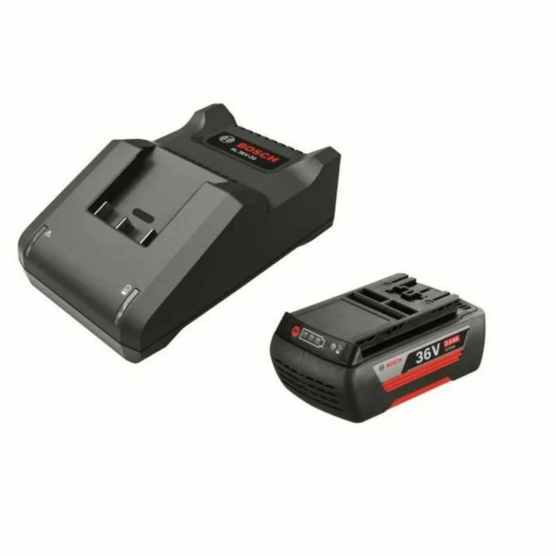 Įkroviklio ir akumuliatoriaus rinkinys. BOSCH Starter Set Litio Ion 2 Ah 36 V