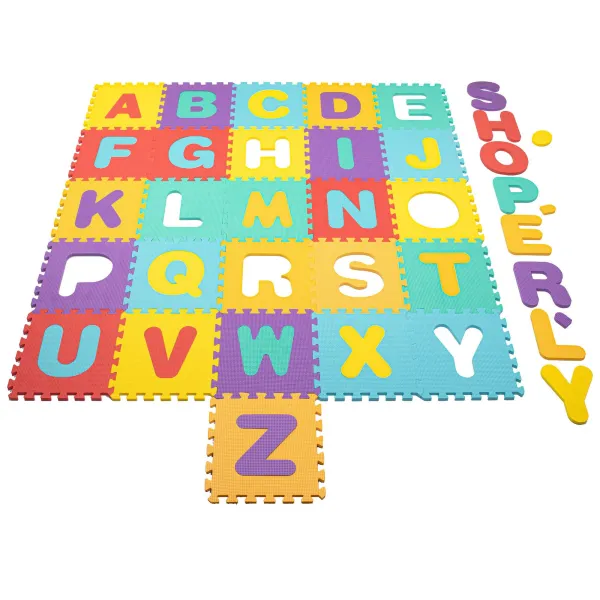 Bērnu putu paklājiņš - Puzzle Springos FM0018 170x150 cm
