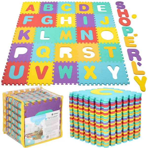 Bērnu putu paklājiņš - Puzzle Springos FM0018 170x150 cm