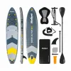 Inflatable Paddle Surf Board with Accessories Rebel RBA-4501 Grey