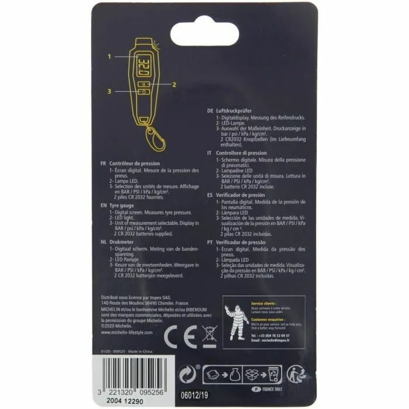 Painemittari Michelin 9525