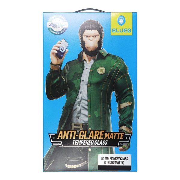 Tempered glass 5D Mr. Monkey Glass (Strong Matte) Apple iPhone 13 Pro Max/14 Plus black