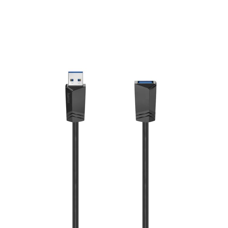USB Pikendusjuhe Hama 00200628 1,5 m Must