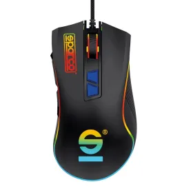 Pelė Sparco SPMOUSEPRO Juoda 1,5 m