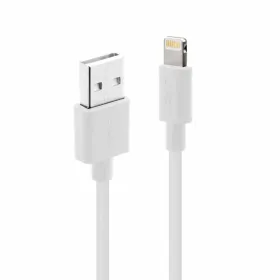 USB laidas LINDY 31326 Balta 1 m