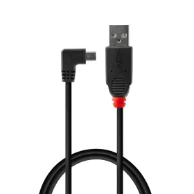 USB 2.0 A - Mini USB B kabelis LINDY 50 cm Juoda