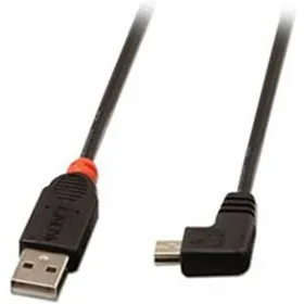USB 2.0 A - Mini USB B kabelis LINDY Juoda 2 m