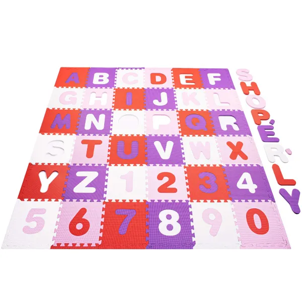 Vaikiškas putplasčio kilimėlis - Puzzle Springos FM0020 175x175 cm