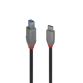 USB-C - USB B kabelis LINDY 1 m Juoda