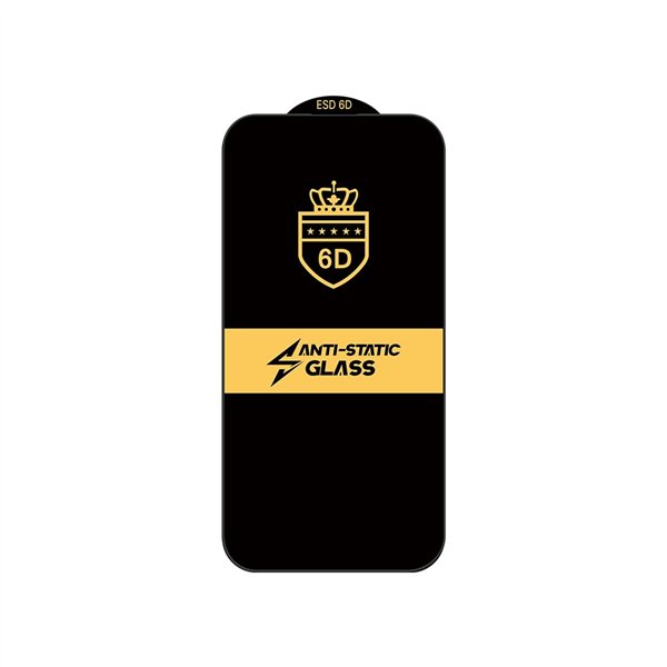 LCD apsauginis stikliukas 6D Apple iPhone 16 Pro Max juodas