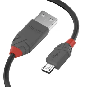 USB laidas LINDY Juoda 5 m (1 vnt.)