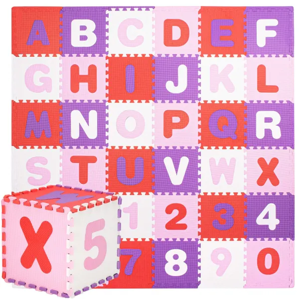 Children's foam mat - Puzzle Springos FM0020 175x175 cm