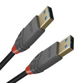 USB laidas LINDY Juoda 3 m