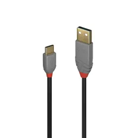 USB A - USB-C kabelis LINDY Juoda 3 m (1 vnt.)