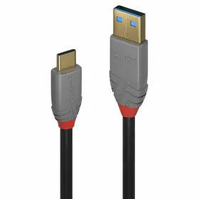 USB A uz USB-C Kabelis LINDY Melns