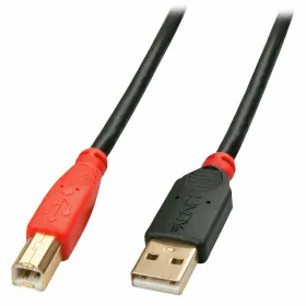 USB A uz USB B Kabelis LINDY 15 m Melns
