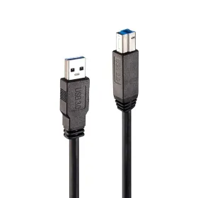 USB A uz USB B Kabelis LINDY Melns 10 m