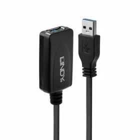 USB Kabelis LINDY Melns 5 m (1 gb.)
