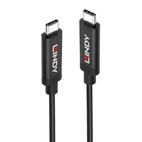 USB Kabelis LINDY 5 m Melns