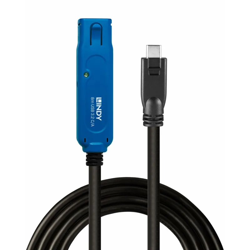 USB laidas LINDY Mėlyna 8 m