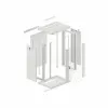Seinakinnitusega Serverikapp Lanberg WF01-6418-10S