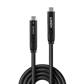 USB-C Kabelis LINDY Melns 8 m