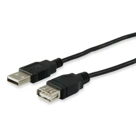 USB pagarinājumu Kabelis Equip 128852 Melns 5 m (1 gb.)