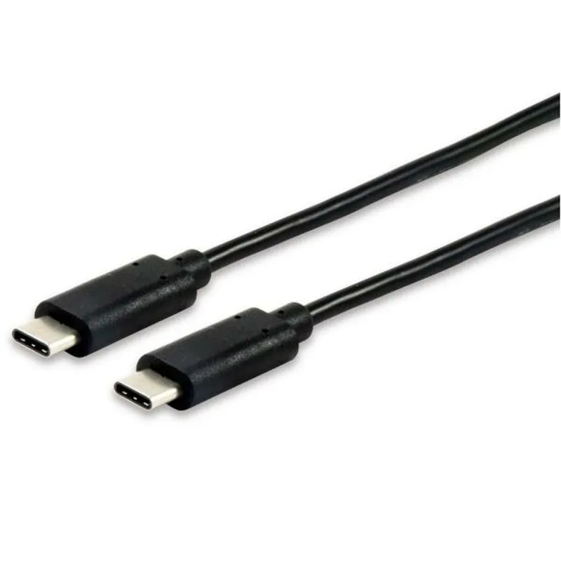 USB-C - USB-C kaapeli Equip 12888307 Melns 1 m
