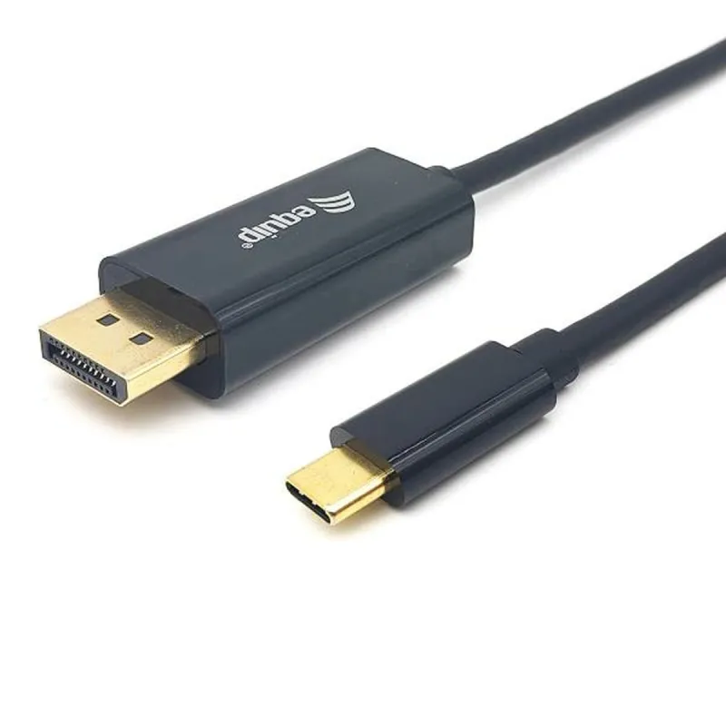 Универсальный кабель USB-C-DisplayPort Equip 133427 Чёрный 2 m