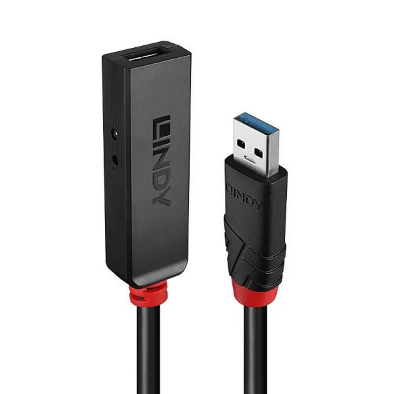 USB Kabelis LINDY 3 m Melns