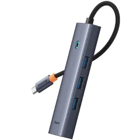 USB Centrmezgls Baseus Pelēks