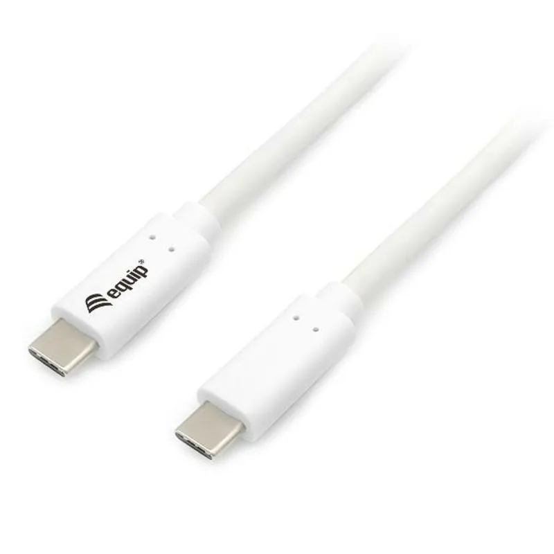 USB-C - USB-C kaapeli Equip 12836207101 Valkoinen 2 m