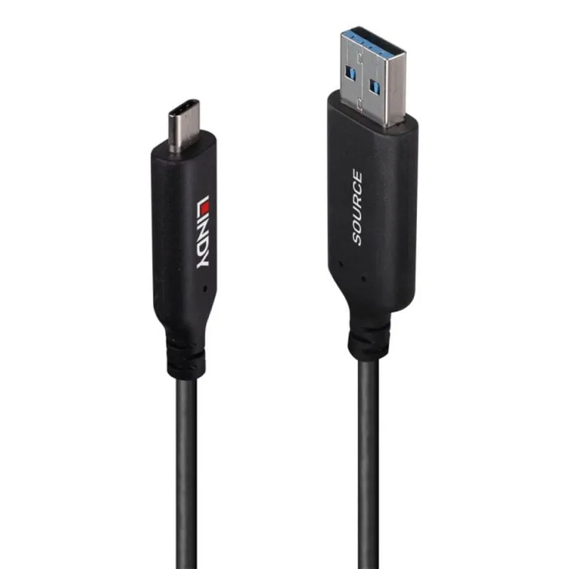 USB Kabelis LINDY Melns