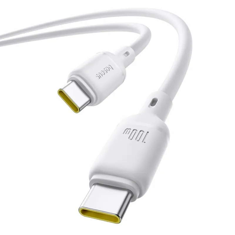 USB-C 3.1 Kabelis Baseus Balts