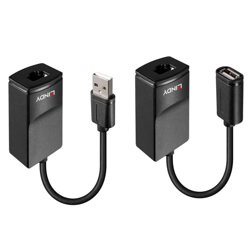 Ethernet - USB adapteri LINDY 43365 Musta