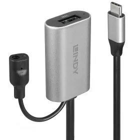 USB-C-Kaapeli LINDY 43270 5 m Musta Hopeinen