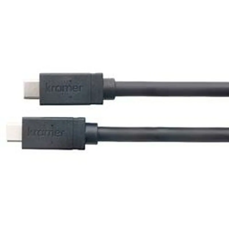 USB-C-Kaapeli Kramer Electronics 96-0219103 Musta 3 m