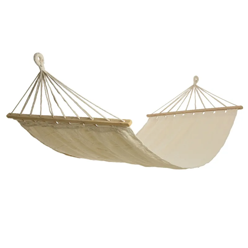 Riippumatto Kitchen Goods Hawaii Sileä Ulkopuoli Valkoinen Teksiili Koivu (200 x 100 cm)
