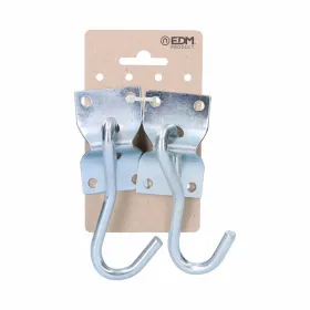 Statīvs EDM 85243 Sudrabains 70 x 45 mm Āķis piekāršanai Šūpuļtīkls (2 gb.)