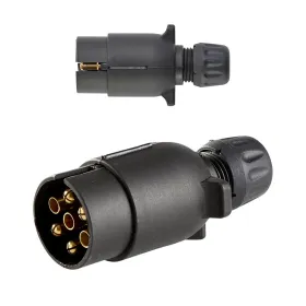 Perävaunun pistoke Rawlink polypropeeni 7-nastainen 12 V Urospistoke