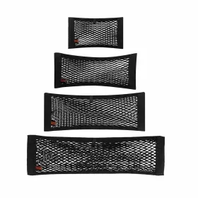 Сетка для хранения в автомобиле Black & Decker Чёрный 40/50/60/80 x 25 cm 4 Предметы