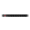 Ilgintuvas, 19 "6, Tomas Schuko tipo Lanberg PDU-06E-0200-BK (2 m)
