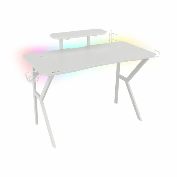 Desk Gaming Gaming Genesis Holm 320 RGB White