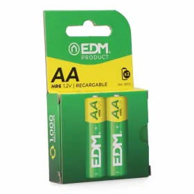 Atkārtoti Uzlādējamas Baterijas EDM 38721 eco-series aa - hr6 2600 ma 2600 mAh 1,2 V AA Atkārtoti Uzlādējamas Baterijas (2 gb.)